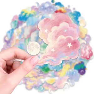 STICKER PET - NUBES DE COLORES - X5