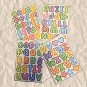 STICKER ABECEDARIO - MULTICOLOR