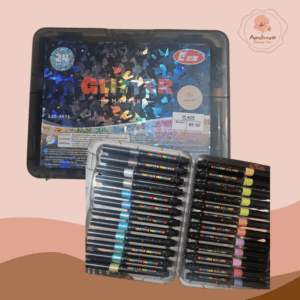 MARCADOR ACRILICO GLITTER X 24