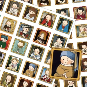 STICKER ARTE CARTOON X5