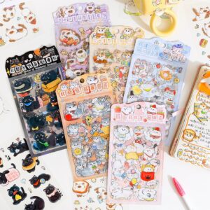 STICKERS PET - GATITOS - X4 LAMINAS