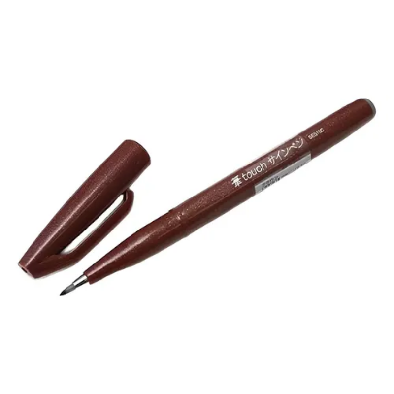 Pentel Brush Pen - Cafe