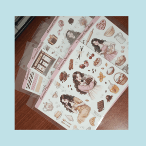 PLANTILLA DE STICKERS - GOURMET CHOCOLATE