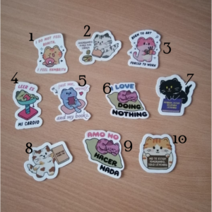 STICKERS DE VINYL GATITO